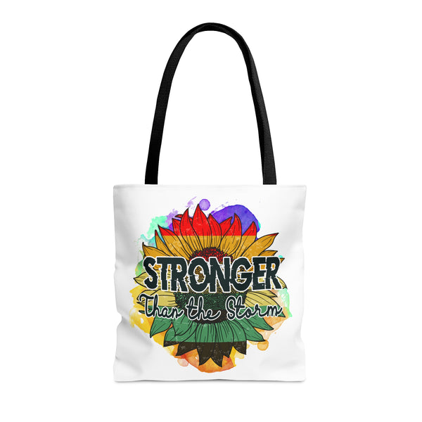 Stronger than the storm Tote Bag (AOP) - Unique Designs By C&K