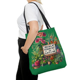 Driving my husband crazy one plant at a time Tote Bag (AOP) reusable shopping bag gift idea - Unique Designs By C&K