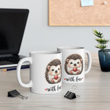 Hedgehog love mug 11oz - Unique Designs By C&K
