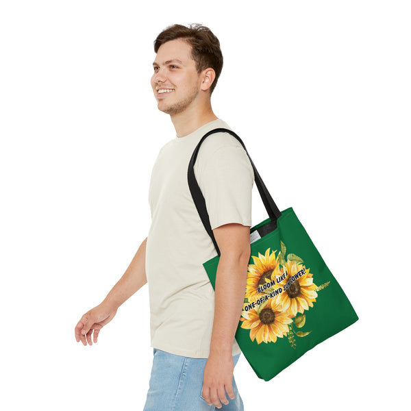 Sunflower Tote Bag Reusable Shopping Bag gift ide for her - Unique Designs By C&K