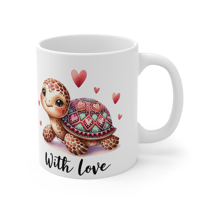 Turtle love Mug 11oz - Unique Designs By C&K