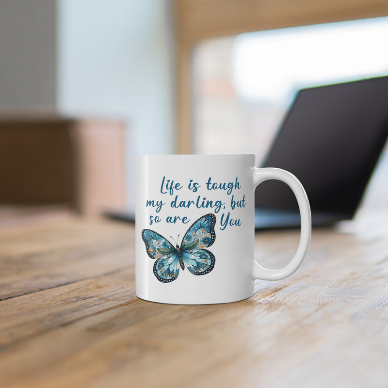 Butterfly encouragement mug 11oz - Unique Designs By C&K