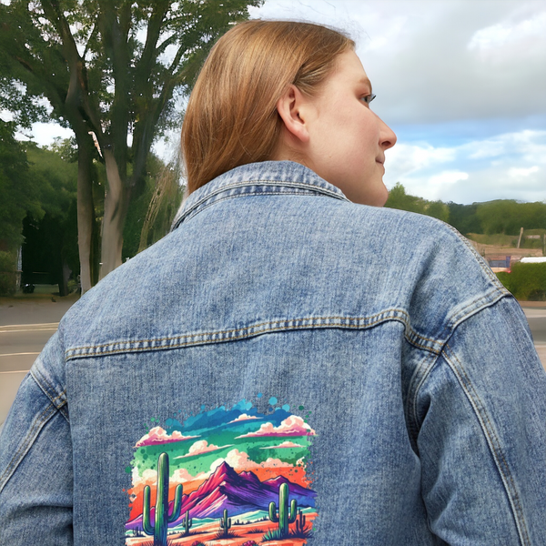 Western Women's Denim Jacket - Unique Designs By C&K