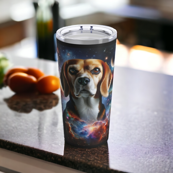 Galaxy Beagle Tumbler 20oz - Unique Designs By C&K